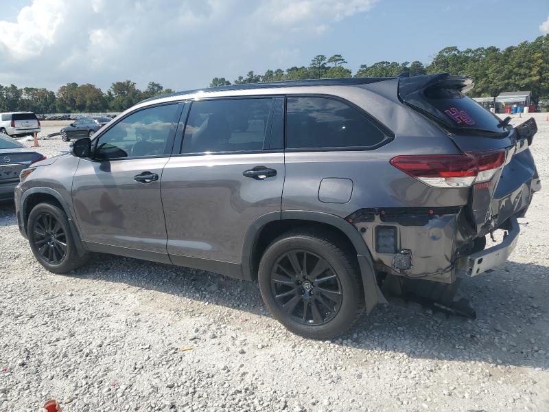 5TDKZRFH6KS322433 - 2019 TOYOTA HIGHLANDER SE GRAY photo 2
