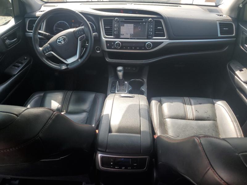 5TDKZRFH6KS322433 - 2019 TOYOTA HIGHLANDER SE GRAY photo 8