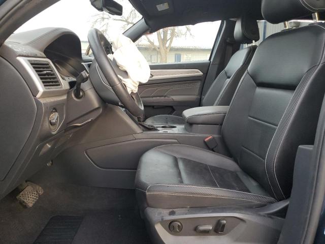 1V2JC2CA7MC225742 - 2021 VOLKSWAGEN ATLAS CROS SE BLUE photo 7