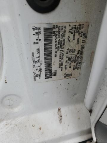 5LMFU27R63LJ27586 - 2003 LINCOLN NAVIGATOR 白色 照片 13