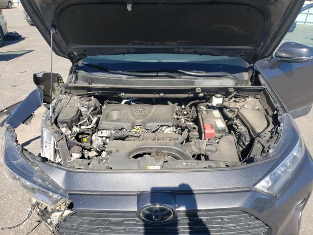2T3W1RFV6MC150275 - 2021 TOYOTA RAV4 XLE GRAY photo 12