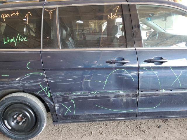 5FNRL3H78AB106457 - 2010 HONDA ODYSSEY EXL BLUE photo 10