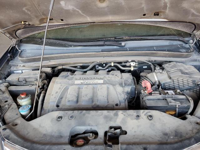 5FNRL3H78AB106457 - 2010 HONDA ODYSSEY EXL BLUE photo 11