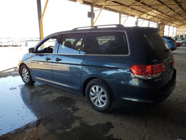 5FNRL3H78AB106457 - 2010 HONDA ODYSSEY EXL BLUE photo 2