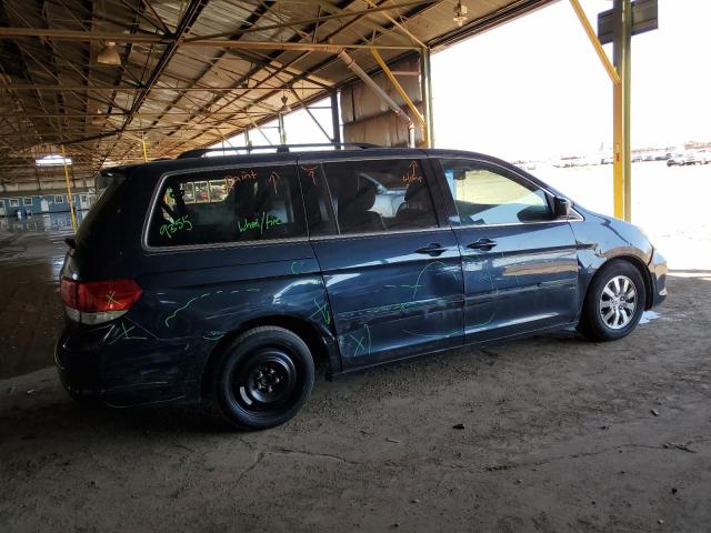 5FNRL3H78AB106457 - 2010 HONDA ODYSSEY EXL BLUE photo 3