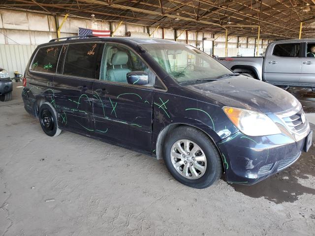 5FNRL3H78AB106457 - 2010 HONDA ODYSSEY EXL BLUE photo 4