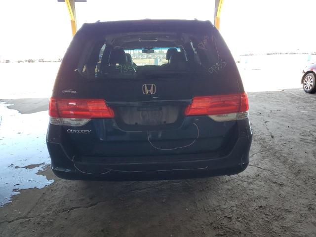 5FNRL3H78AB106457 - 2010 HONDA ODYSSEY EXL BLUE photo 6