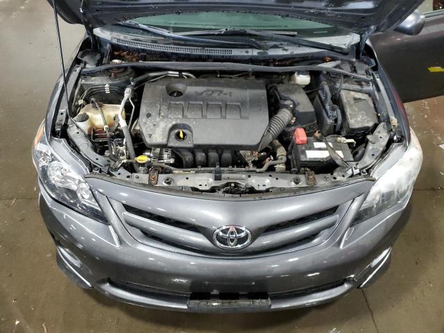 2T1BU4EE3DC994776 - 2013 TOYOTA COROLLA BASE Сұр фото 11