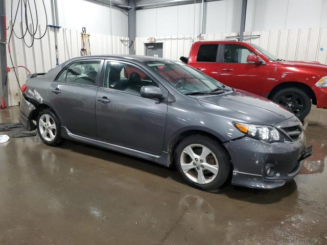 2T1BU4EE3DC994776 - 2013 TOYOTA COROLLA BASE Сұр фото 4