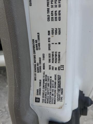 1GCDT19E388207637 - 2008 CHEVROLET COLORADO WHITE photo 12