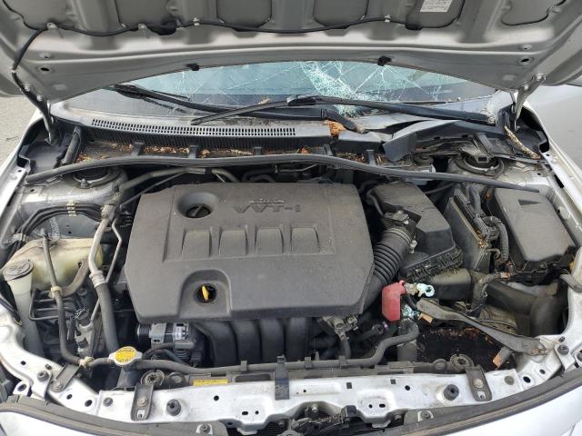 5YFBU4EE1CP030143 - 2012 TOYOTA COROLLA BASE Gümüş foto 11