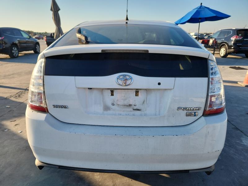 JTDKB20U597825845 - 2009 TOYOTA PRIUS WHITE photo 6