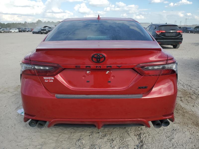 4T1K61AK5RU200788 - 2024 TOYOTA CAMRY XSE RED photo 6