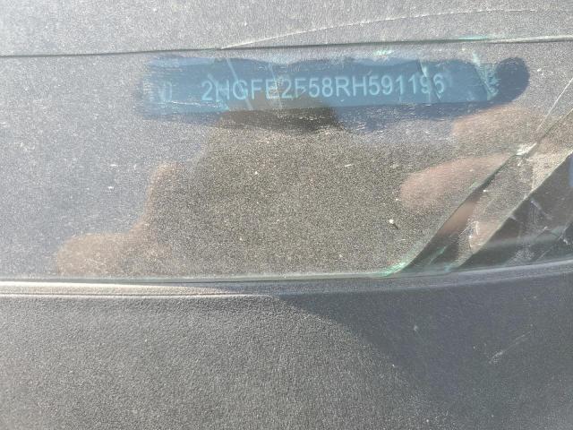 2HGFE2F58RH591196 - 2024 HONDA CIVIC SPORT 蓝色 照片 12