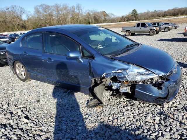 2HGFA16988H516943 - 2008 HONDA CIVIC EXL 蓝色 照片 4