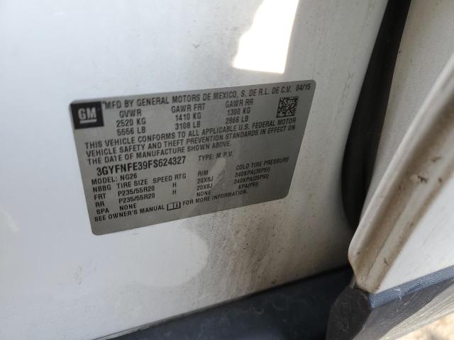 3GYFNFE39FS624327 - 2015 CADILLAC SRX PERFORMANCE COLLECTION Biały zdjęcie 13