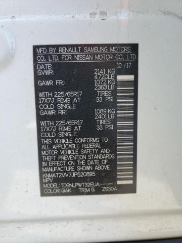 KNMAT2MV7JP520895 - 2018 NISSAN ROGUE S Ağ foto 12