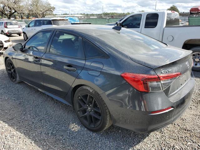 2HGFE2F58NH548830 - 2022 HONDA CIVIC SPORT GRAY photo 2