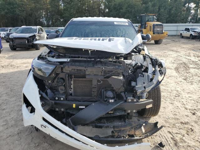 1FM5K8AB0NGA99962 - 2022 FORD EXPLORER POLICE INTERCEPTOR 白色 照片 5