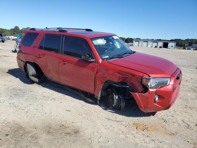 JTEFU5JR3M5244416 - 2021 TOYOTA 4RUNNER SR5 წითელი ფოტო 4