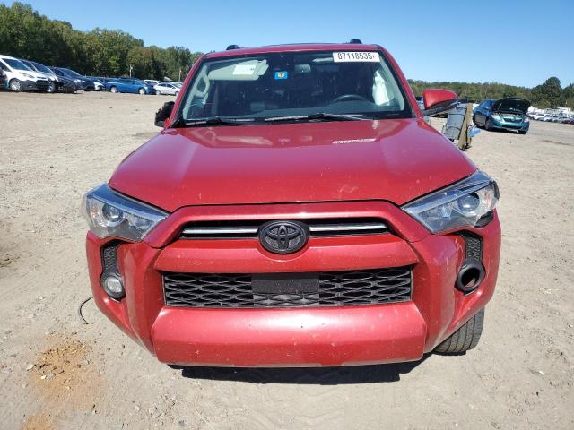 JTEFU5JR3M5244416 - 2021 TOYOTA 4RUNNER SR5 წითელი ფოტო 5