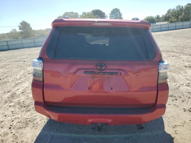 JTEFU5JR3M5244416 - 2021 TOYOTA 4RUNNER SR5 წითელი ფოტო 6