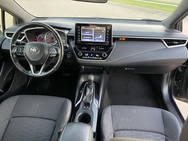 JTNK4RBE1K3059615 - 2019 TOYOTA COROLLA SE BLACK photo 9