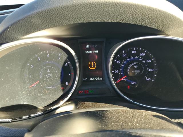 5XYZWDLA2FG293470 - 2015 HYUNDAI SANTA FE S WHITE photo 9