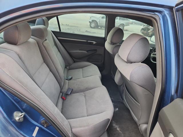 1HGFA16898L035531 - 2008 HONDA CIVIC EX BLUE photo 10