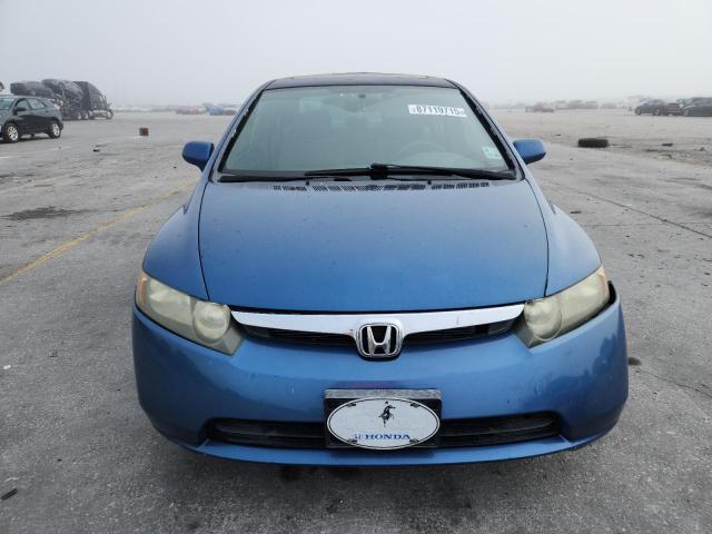 1HGFA16898L035531 - 2008 HONDA CIVIC EX BLUE photo 5
