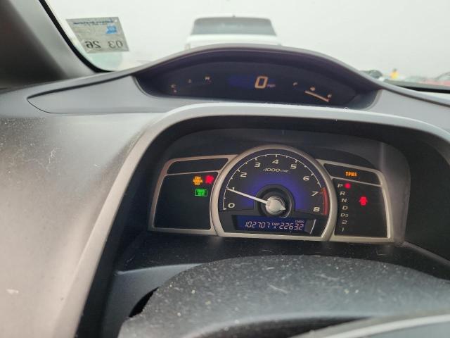 1HGFA16898L035531 - 2008 HONDA CIVIC EX BLUE photo 9