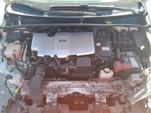 JTDKBRFU7H3563428 - 2017 TOYOTA PRIUS WHITE photo 11