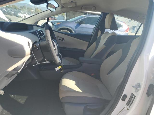 JTDKBRFU7H3563428 - 2017 TOYOTA PRIUS WHITE photo 7