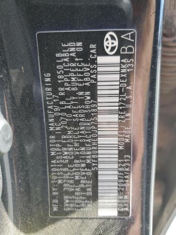 5YFBURHE0JP751897 - 2018 TOYOTA COROLLA L BLACK photo 12