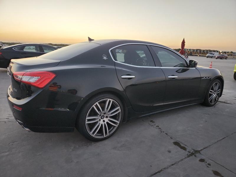 ZAM57RTA4G1167116 - 2016 MASERATI GHIBLI S BLACK photo 3