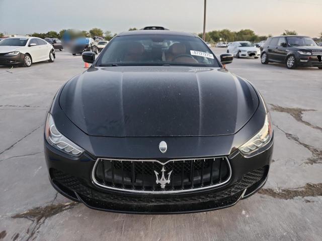 ZAM57RTA4G1167116 - 2016 MASERATI GHIBLI S BLACK photo 5