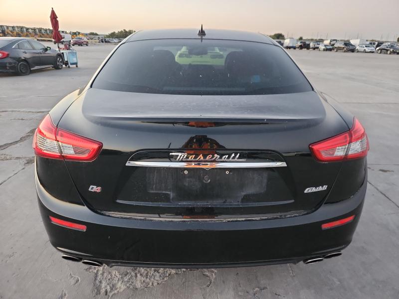 ZAM57RTA4G1167116 - 2016 MASERATI GHIBLI S BLACK photo 6