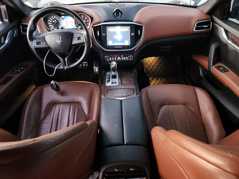 ZAM57RTA4G1167116 - 2016 MASERATI GHIBLI S BLACK photo 8