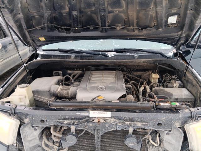 5TFUY5F18AX128180 - 2010 TOYOTA TUNDRA DOUBLE CAB SR5 BLACK photo 11