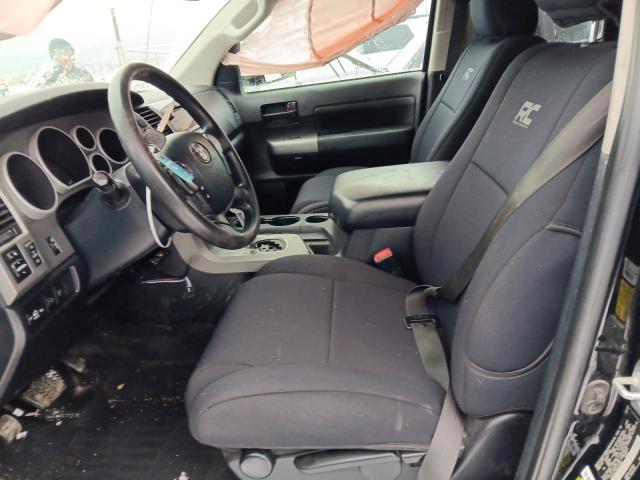 5TFUY5F18AX128180 - 2010 TOYOTA TUNDRA DOUBLE CAB SR5 BLACK photo 7