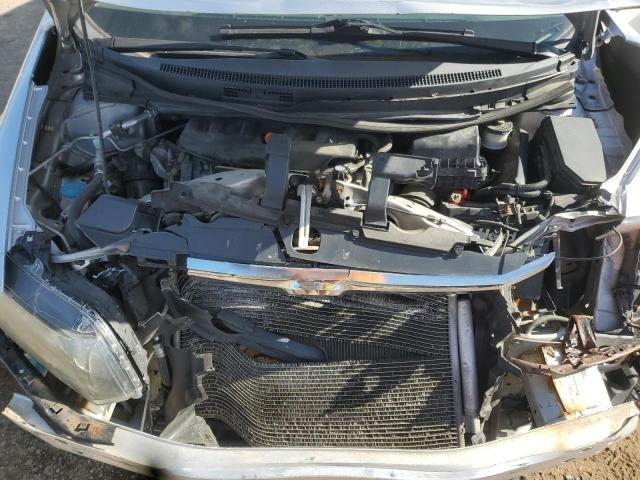 19XFB2F5XCE012848 - 2012 HONDA CIVIC LX SILVER photo 11