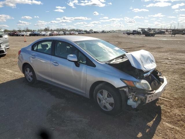 19XFB2F5XCE012848 - 2012 HONDA CIVIC LX SILVER photo 4