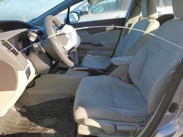 19XFB2F5XCE012848 - 2012 HONDA CIVIC LX SILVER photo 7