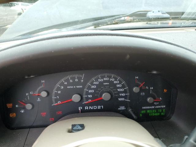 1FMRU17W43LB80495 - 2003 FORD EXPEDITION EDDIE BAUER GREEN photo 9