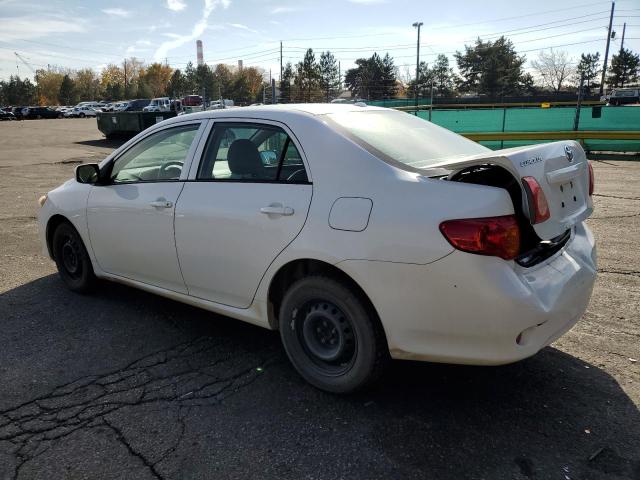 1NXBU4EE1AZ348310 - 2010 TOYOTA COROLLA BASE WHITE photo 2