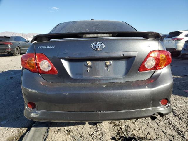 1NXBU4EEXAZ226142 - 2010 TOYOTA COROLLA BASE GRAY photo 6