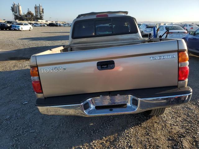 5TEGN92NX2Z004458 - 2002 TOYOTA TACOMA DOUBLE CAB PRERUNNER GOLD photo 6