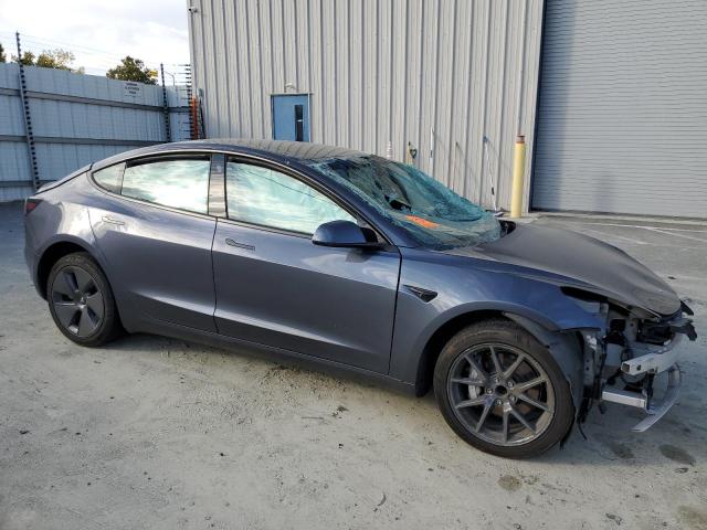 5YJ3E1EA2PF454610 - 2023 TESLA MODEL 3 灰色 照片 4