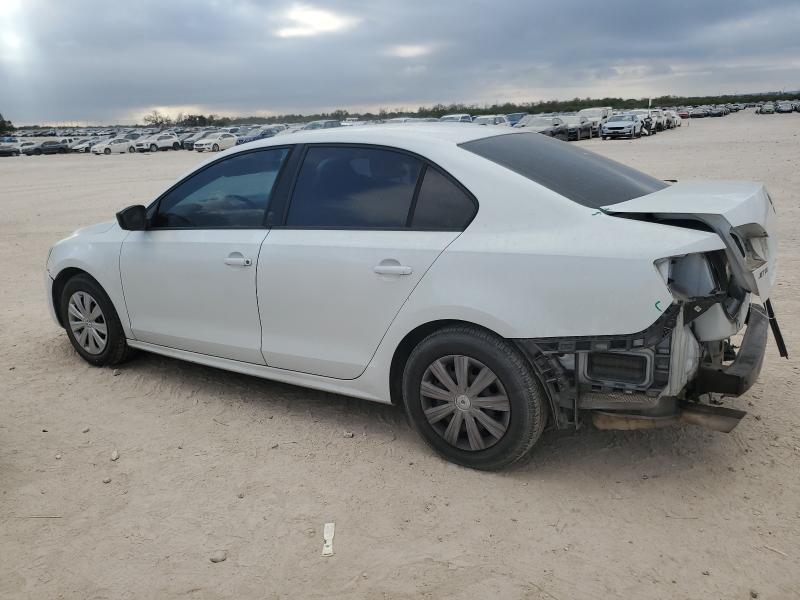 3VW1K7AJ5EM276867 - 2014 VOLKSWAGEN JETTA BASE WHITE photo 2