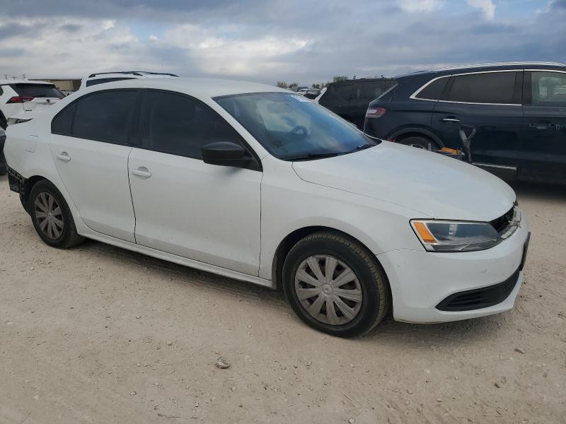 3VW1K7AJ5EM276867 - 2014 VOLKSWAGEN JETTA BASE WHITE photo 4